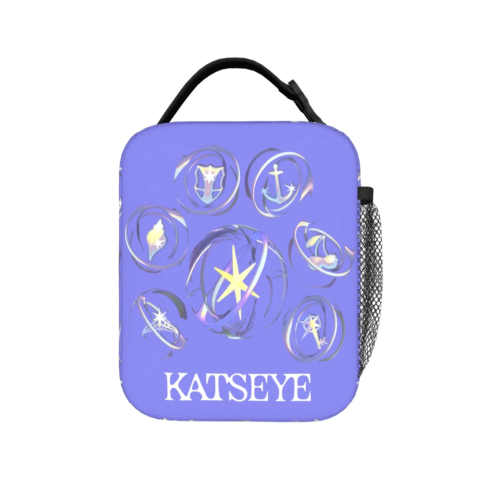 KATSEYE Debut Era Magical Orbs Lunch Bag  Funny Lunch Box For Adult School Convenient Cooler Bag Waterproof Print Tote Food Bags