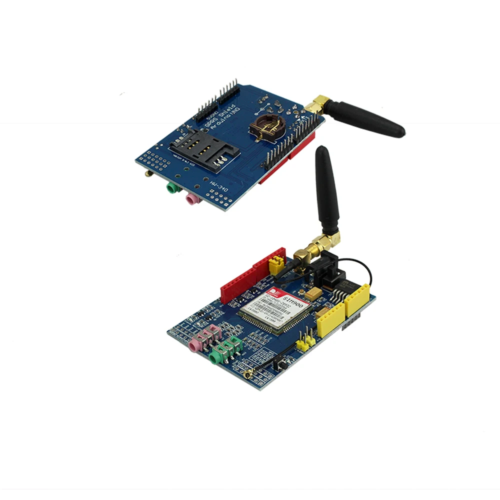 Gsm Gprs Sim900 Quad Band Shield Module With Antenna-RoXo