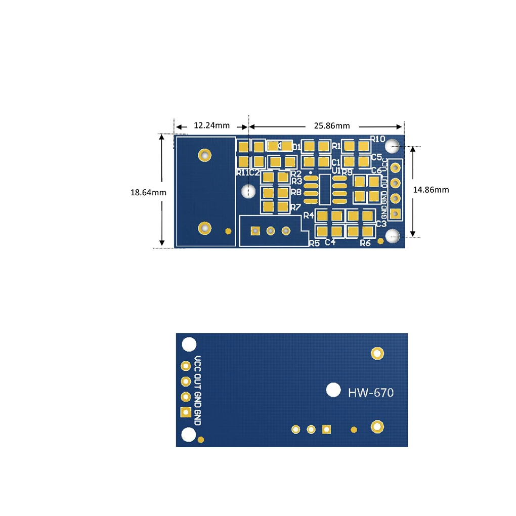 5A Range Single Phase AC Active Output Onboard Precision Micro Current Transformer Module Current Sensor