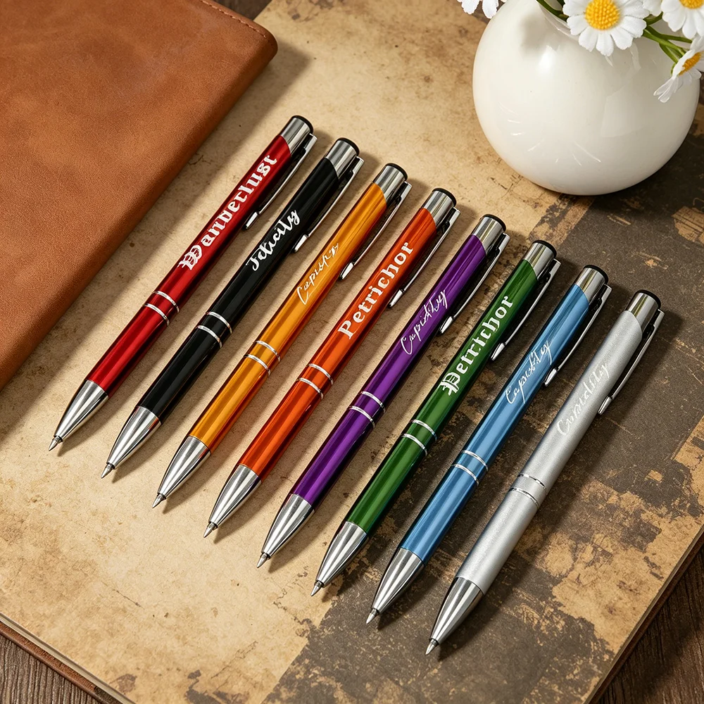Bulk Custom Engraved Metal Pen Personalized Name Text for Corporate And Gifting - Stylish Writing Instrument