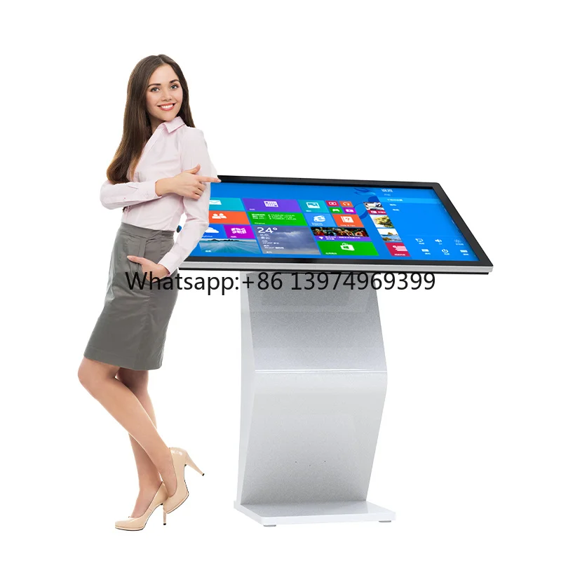 Shopping Mall Wayfinding Kiosk 32 43 49 55 65 Inch Exhibition Interactive Information Kiosk Display Touch Screen