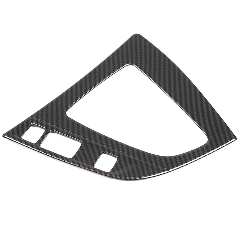 For BMW 1 Series 2 Series F20 F21 F22 F23 2012-2019 ABS Carbon Fiber Car Gear Panel Frame Cover Sticker Car Interior Accessories