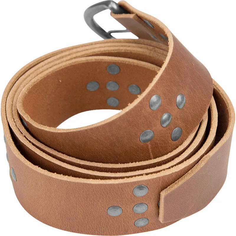 Chevalier Viking médiéval longue ceinture nouée en cuir PU clouté ceinture Renaissance Pirate Rogue Cosplay Costume LARP accessoires