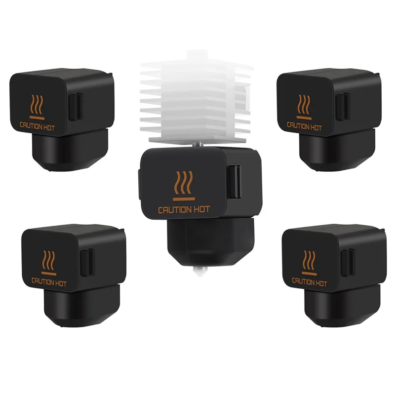 

- Силиконовые носки BABQ Mini Hotend, 300г. ℃ Силиконовый чехол для высокотемпературного блока нагревателя для Bambu-Lab A1/A1 Mini, 5 шт.