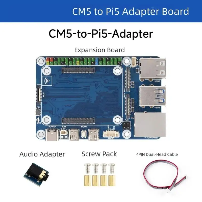 

652F Multifunctional Expansion Module Fast Speed Data Transfer Output Sound Application Expansion Board Replacement for CM5