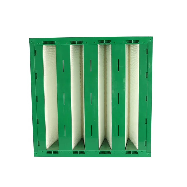 

Medium Fiberglass Media Air Filter V Bank Type Compact F7 F8 F9 V W Box Filter Construction for Ventilation System