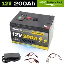 12V 150Ah Deep Cycle LiFePO4 Battery Built-in BMS Upgraded Version for Solar Panel RV Marine Home Storage