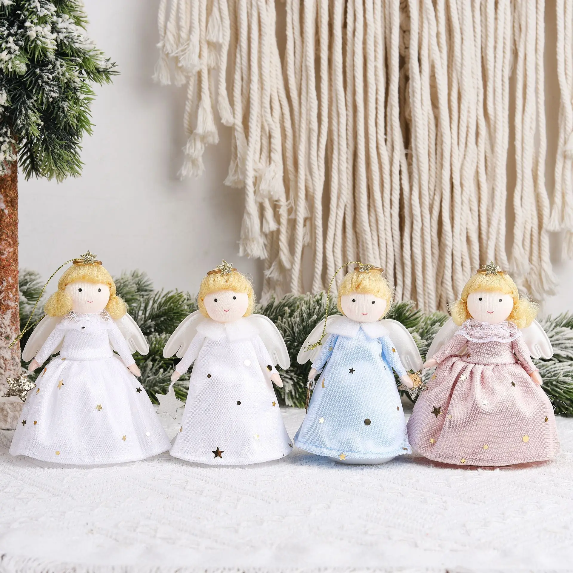 Cartoon Little Prince Little Princess Doll Pendant Creativity Angel Baby Princess Girl Christmas Tree Pendant Room Decoration