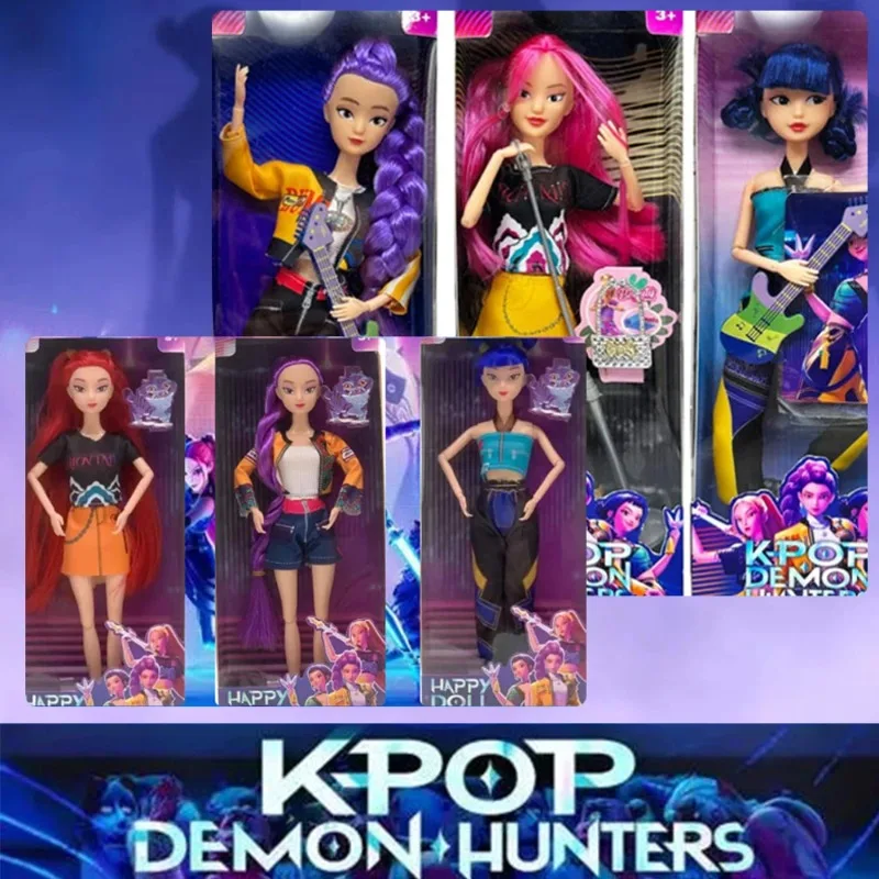 

Demon hunters Action figures detailed Vinyl doll toy with perfect design fashion stylish outfits charming doll for Enthusiasts