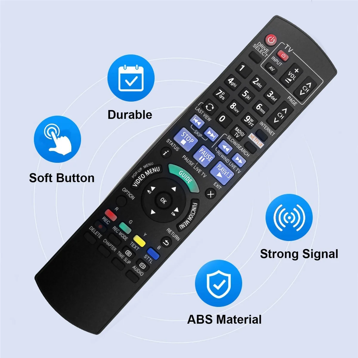 A57G-Заменяет N2QAYB 001043   Пульт дистанционного управления для Blu-Ray-плеера Panasonic DMR-PWT550 DMRPWT550