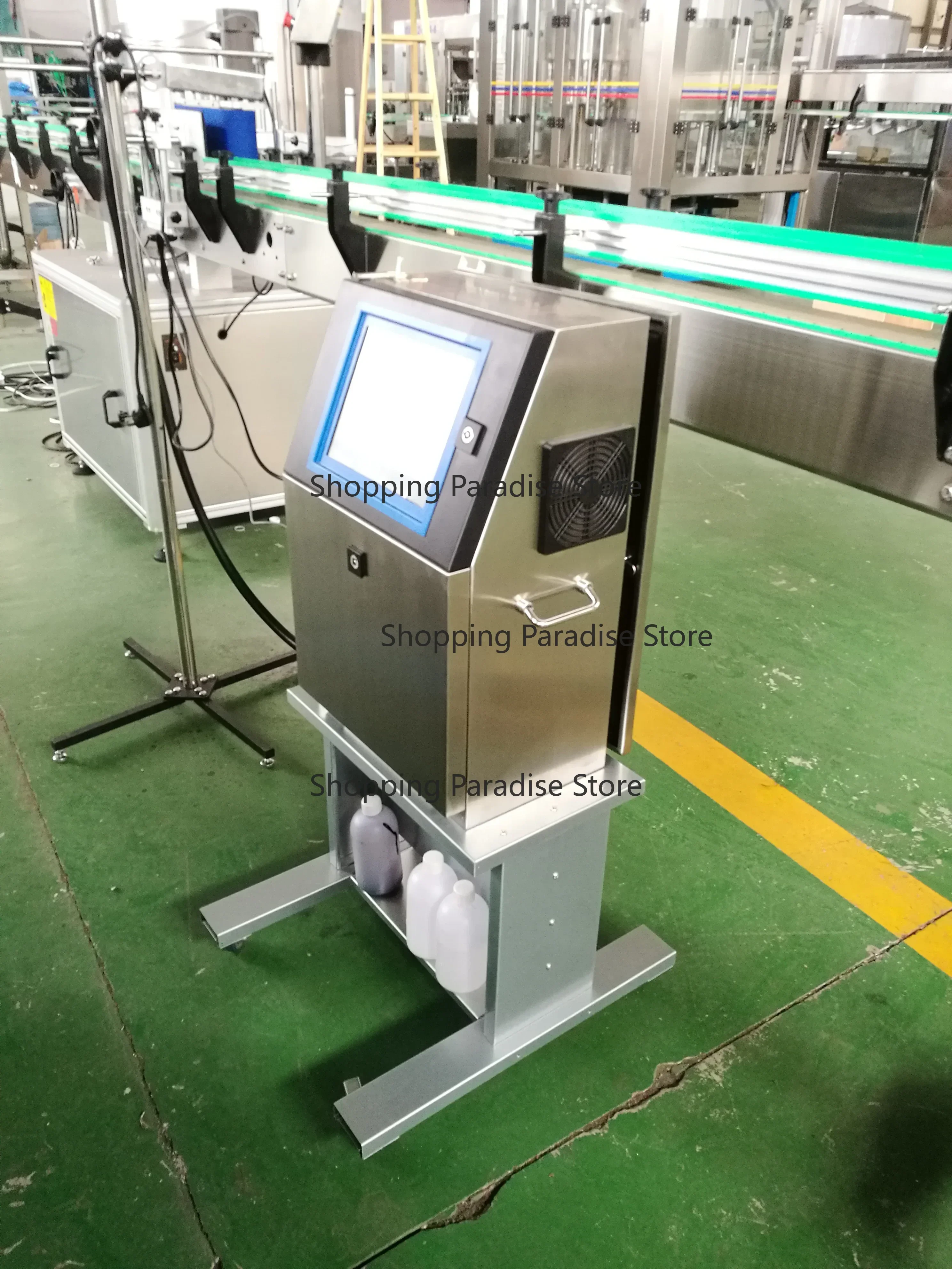 Ink Jet Date Code Logo Printing Marking Machine for Bottle Water Drink Production Line - Desktop Printer with Advanced Features