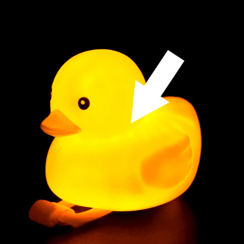 Motor Accessories Yellow Duck with Helmet for Bike Without Lights Auto Car Accessories Duck in The Car Car Interior Decoration