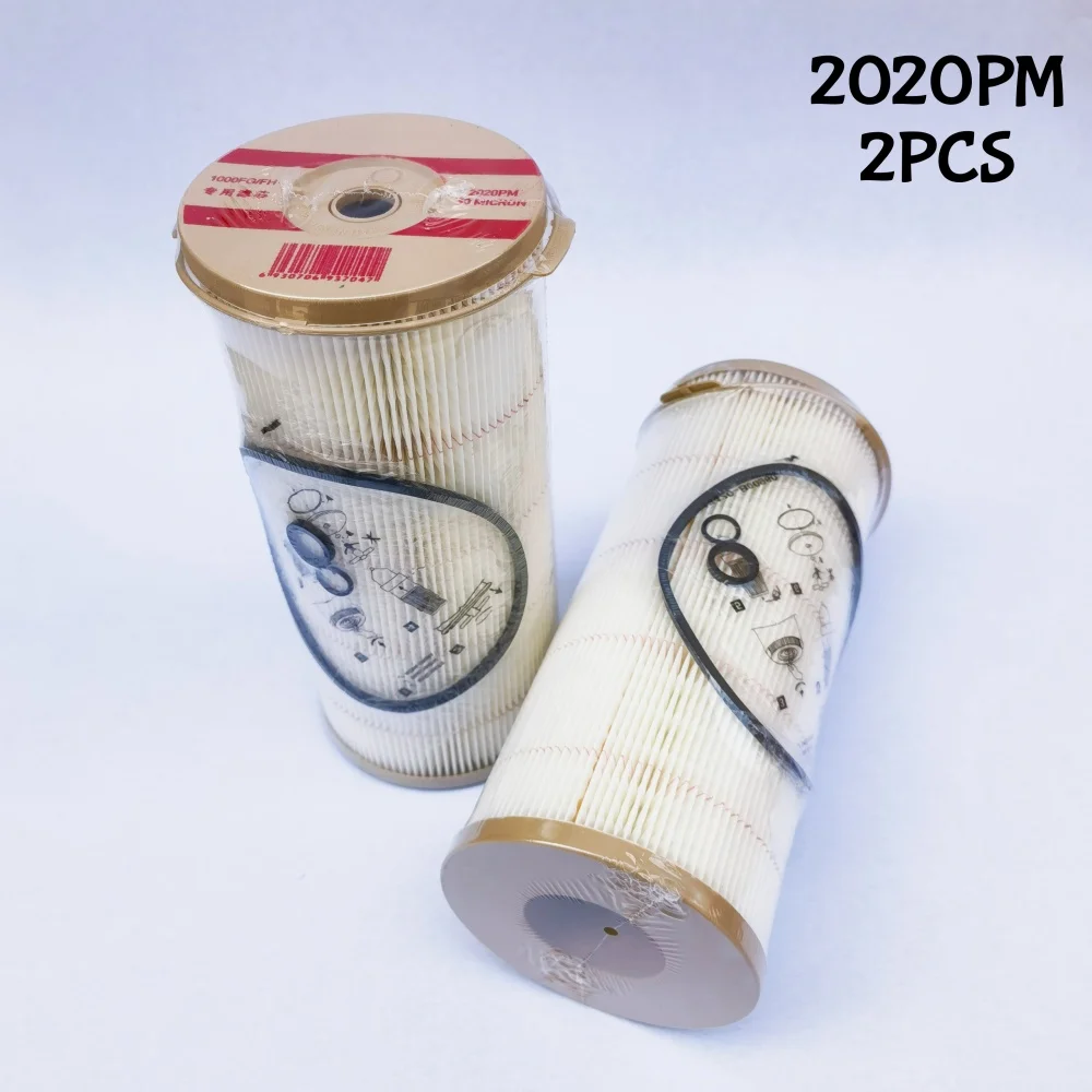 

2 шт. топливных фильтров 2020PM 2020TM для 1000FG 1000FH, сменный комплект для генератора грузовика, 30 микрон