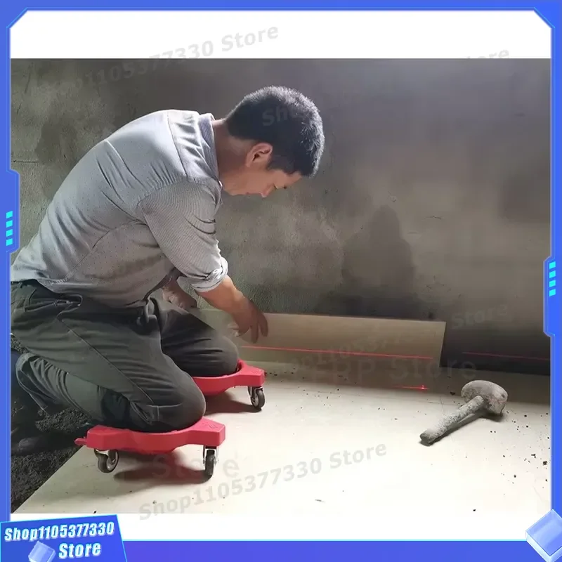 Industrial Multifunctional Knee Pad with Universal Wheels Soft Joint Protector Labor Saving Pulley Kneeling Mat for Work Soft