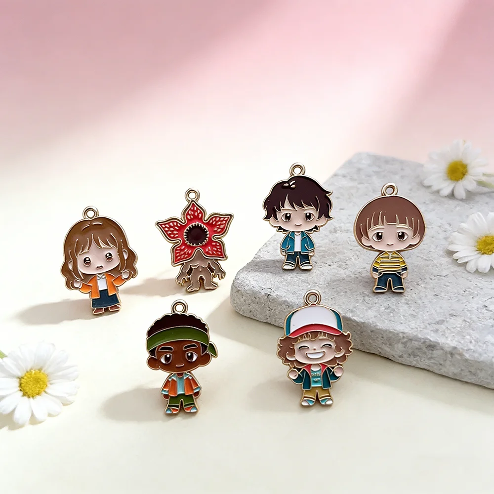 6pcs Stranger Demogorgon Carto - Jewelry Making Store 评论和价格