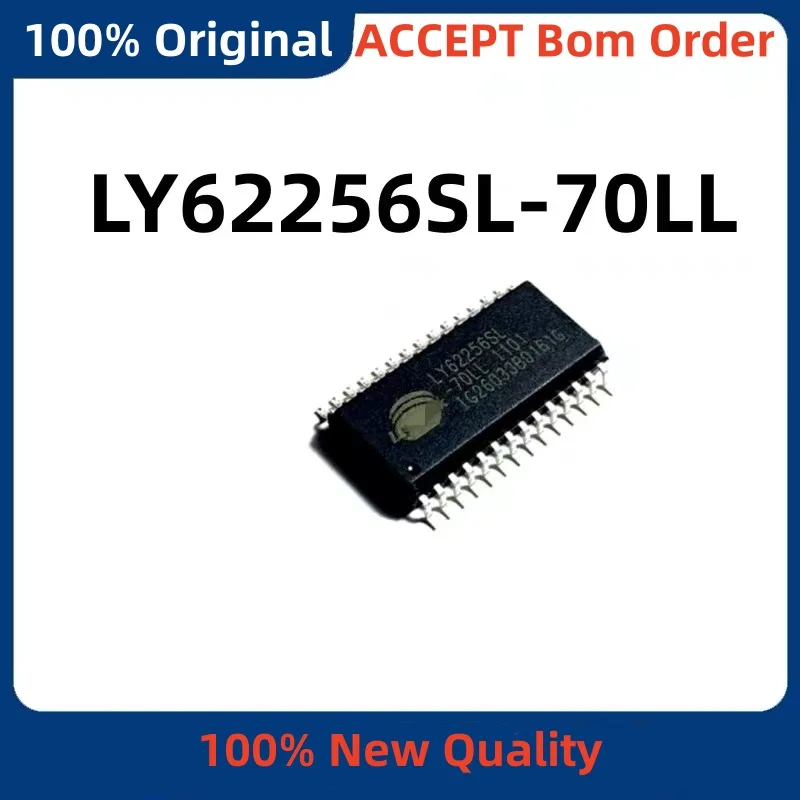 5-10PCS 100% New LY62256SL LY62256SL-70LL LY62256SL 62256 SOP-28 Brand New Original Chips ic