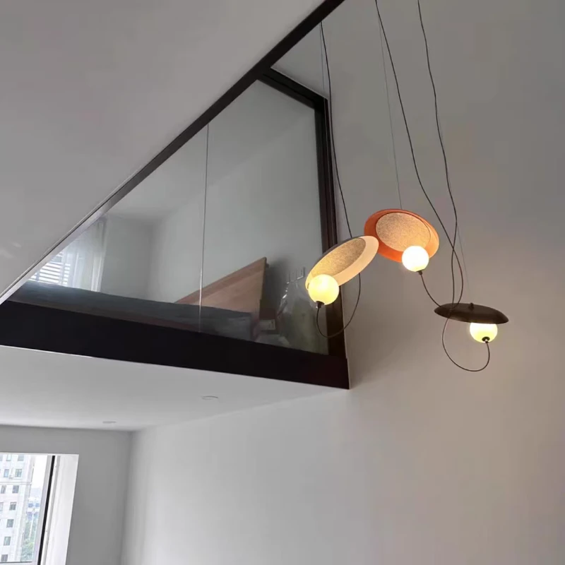 

Minimalist Iron Circular Adjustable LED Ceiling Lamp Modern Hanging Light For Kitchen Island Bedroom Attic Bedside