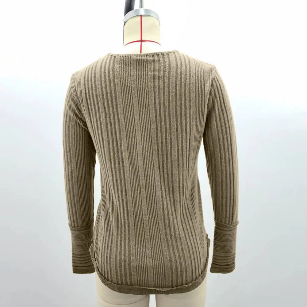 

Elegant Long Sleeve Blouse Women 2025 Autumn Winter Fashion Solid V-neck Loose Shirts And Blouses Tops Elegant Knitting Shirt