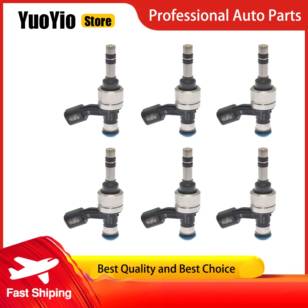 

YuoYio 6Pcs New Fuel Injector 12634126 FJ1157 For Cadillac Chevrolet Chevy Buick GMC 3.0L 3.6L 2012-2016 Nozzle Injection