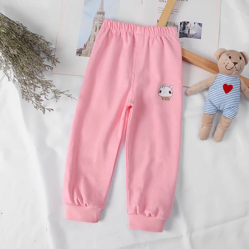 1-5 anos de algodão crianças calças do bebê meninos meninas lazer esporte calças crianças criança sweatpants dropshipping