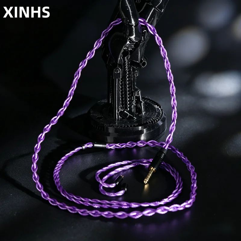 XINHS HA04 Salem Litz Construction HiFi-Kopfhörer-Upgrade-Kabel 0,78 mm MMCX für MK4 Legacy2 Blessing3 Variationen – Detail 2