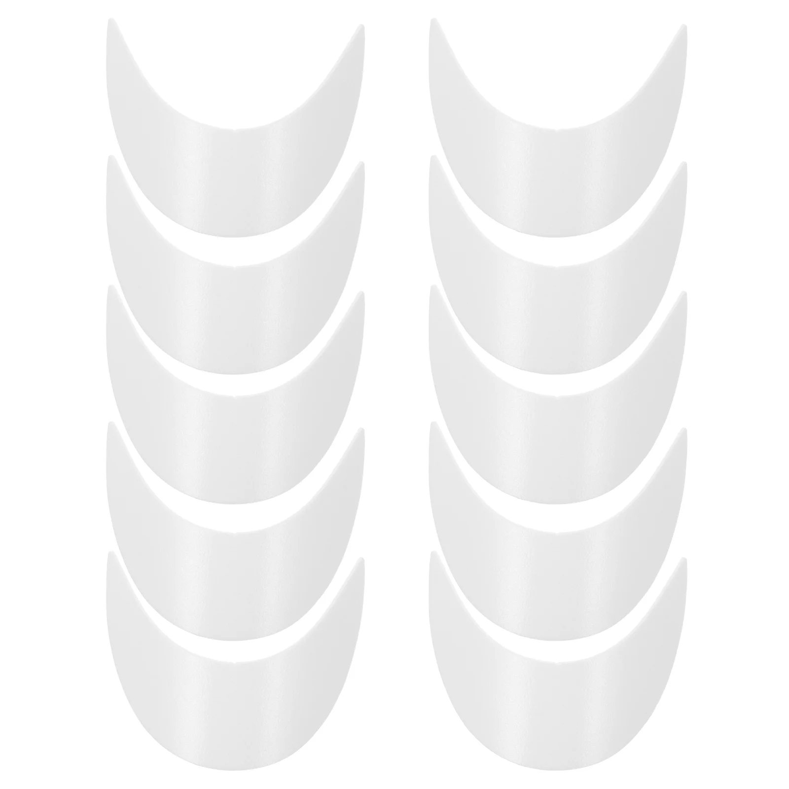10 Pcs Kids Plastic Hat Brim Liner Hat Shaper Inserts Baseball Liner Visor Cap Shaper Cap Accessories for Children's Hats