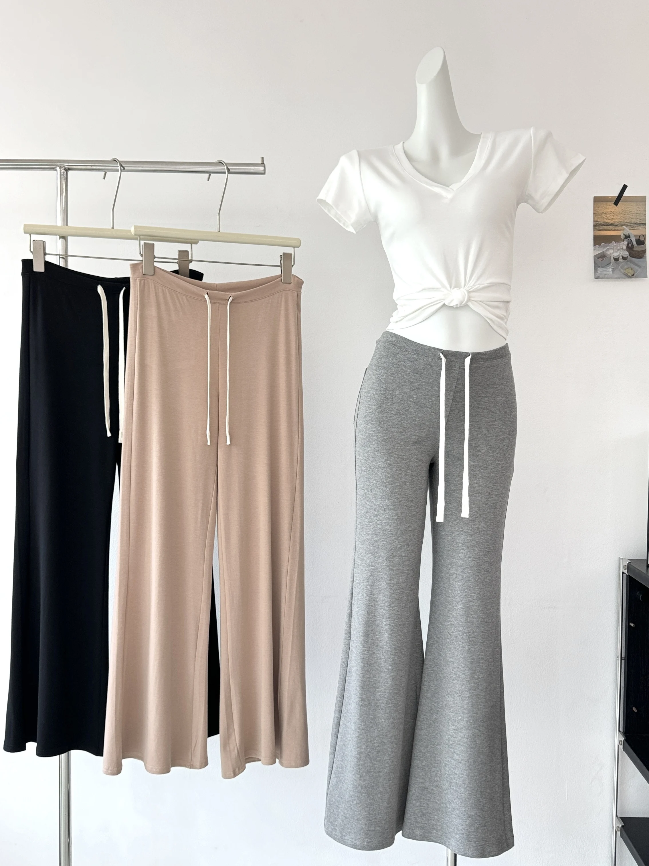 Low Waist Floor Length Comfortable Slimming Casual Pants New Fashionable Women's Wear Spring Summer Dongdaemun Style