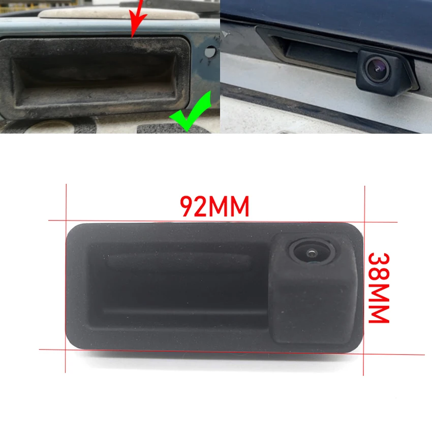 170° HD Waterproof Vehicle Rear View Camera For Ford Mondeo Fiesta S-Max Focus 2C 3C Mondeo BA7 Hatchback MK4 2008~2012 Car