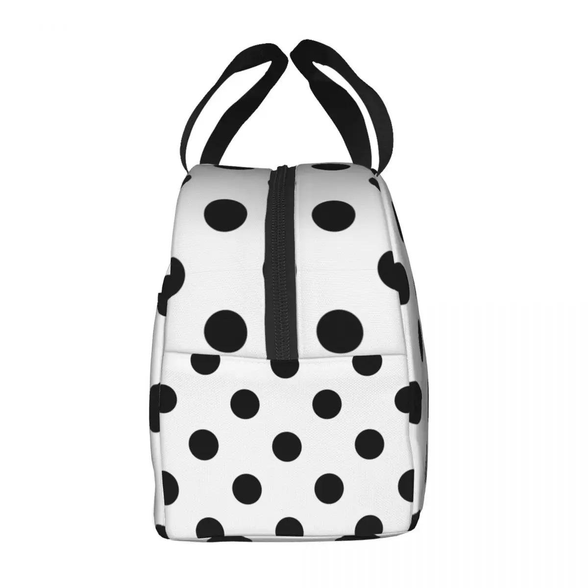 Cute Polka Dot Lunch Bags Portable Insulated poliestere Cooler Thermal Cold Food Picnic Lunch Box per le donne Kids