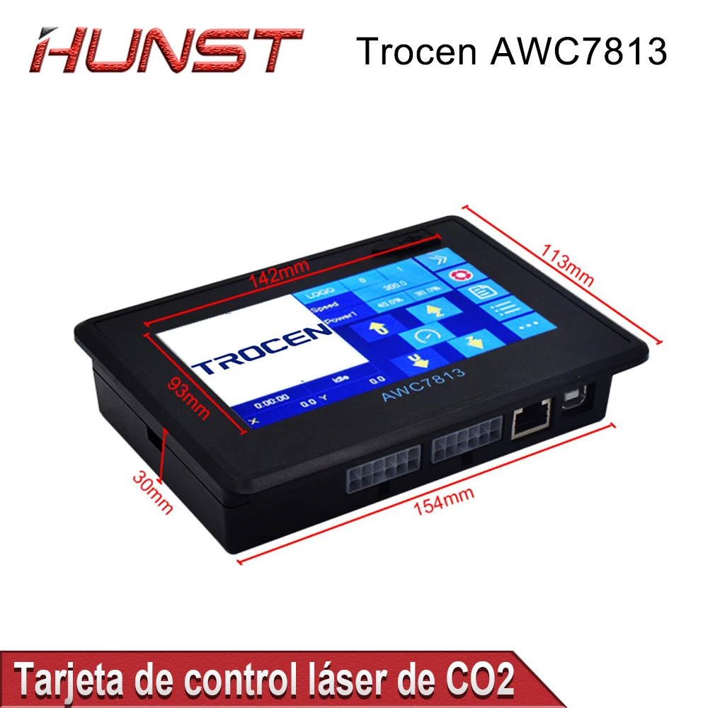 HUNST CO2 Laser Controller Board Trocen AWC7813 AWC708S CNC Control Motherboard System For Laser Cutting Machine
