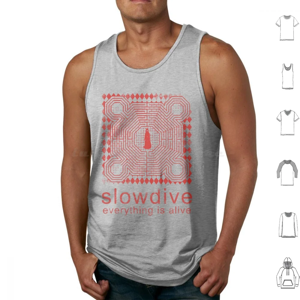 Slowdive-tout est seul débardeurs gilet sans manches Slowdive Slint mon sanglant Valentine maison de plage Souvlaki Cocteau jumeaux