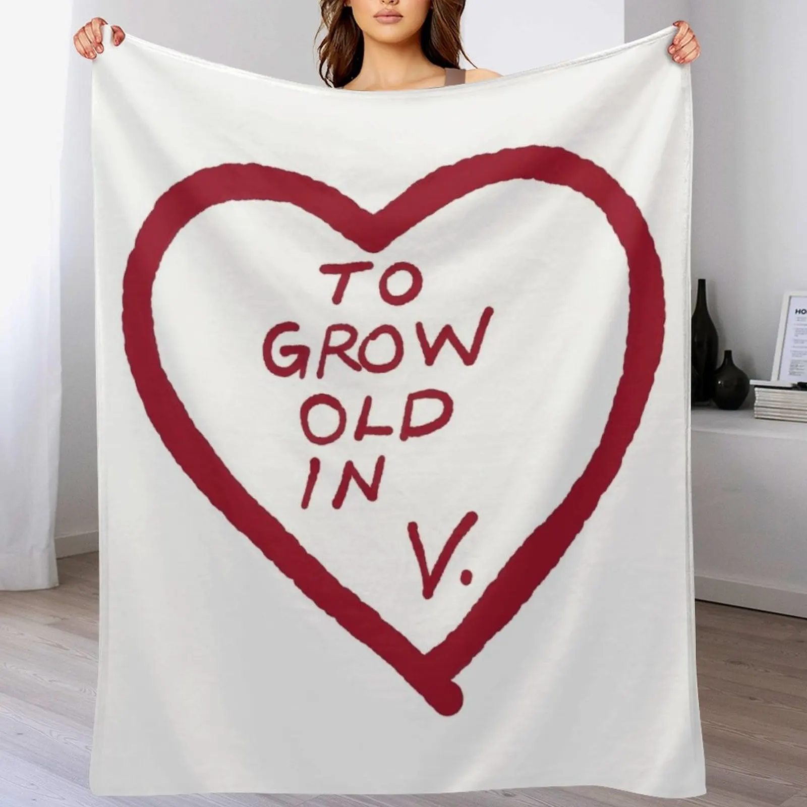 To Grow Old Throw Blanket Plush Blankets Sofas Of Decoration Decoratives Stuffeds Blankets