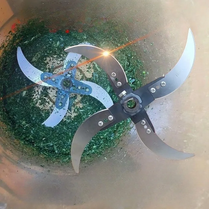 

Agricultural Fruit And Vegetable Crusher Blade Breeding Cutter Electric Drill Chopper Blade Fits Goose Pig Chicken Feed Grass