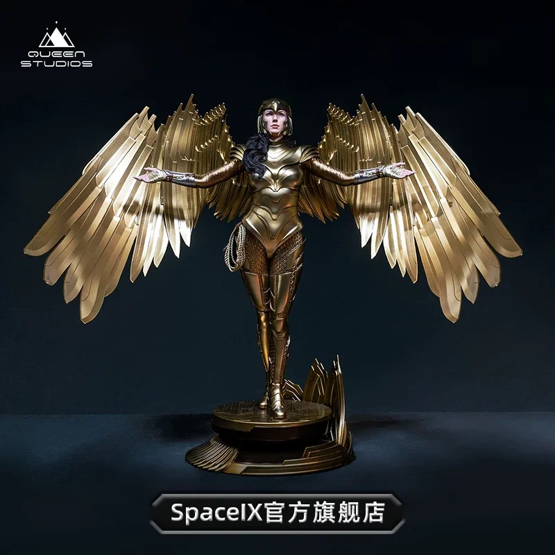 In Stock Original Space Ix & Queenstudios Dc Wonder Woman 1/4 Full Body Portrait Handmade Toys