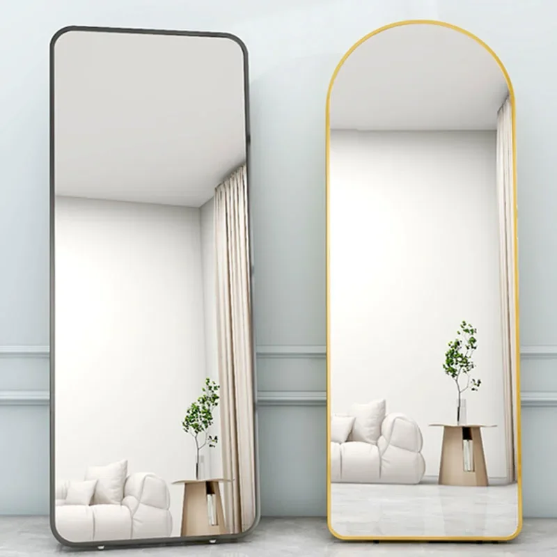 

Aesthetic Large Dressing Mirror Dressing Plastic Design Full Body Mirror Bathroom Glass Decor Wall Decor
