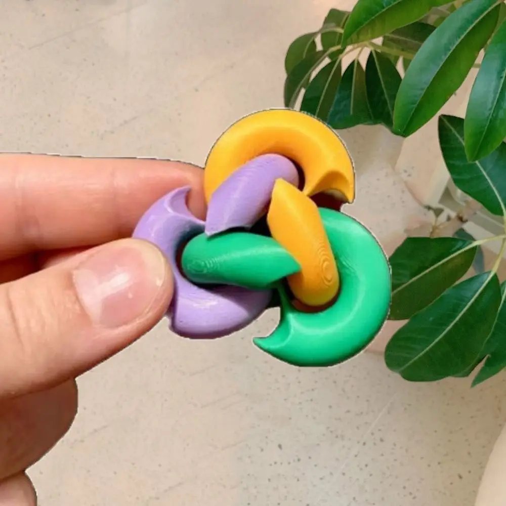 Cubo pieghevole infinito rilassante, leggero, rotante, cubo pieghevole illimitato, rotazione sensoriale 3D, giocattoli agitati