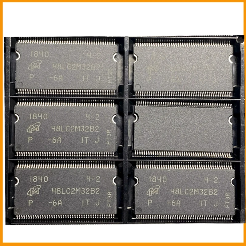 5Pcs/Lot  New Original MT48LC2M32B2P-6A IT:J  MT48LC2M32B2P-6A   SDRAM Memory IC 64Mbit Parallel 167 MHz 5.4 ns 86-TSOP II