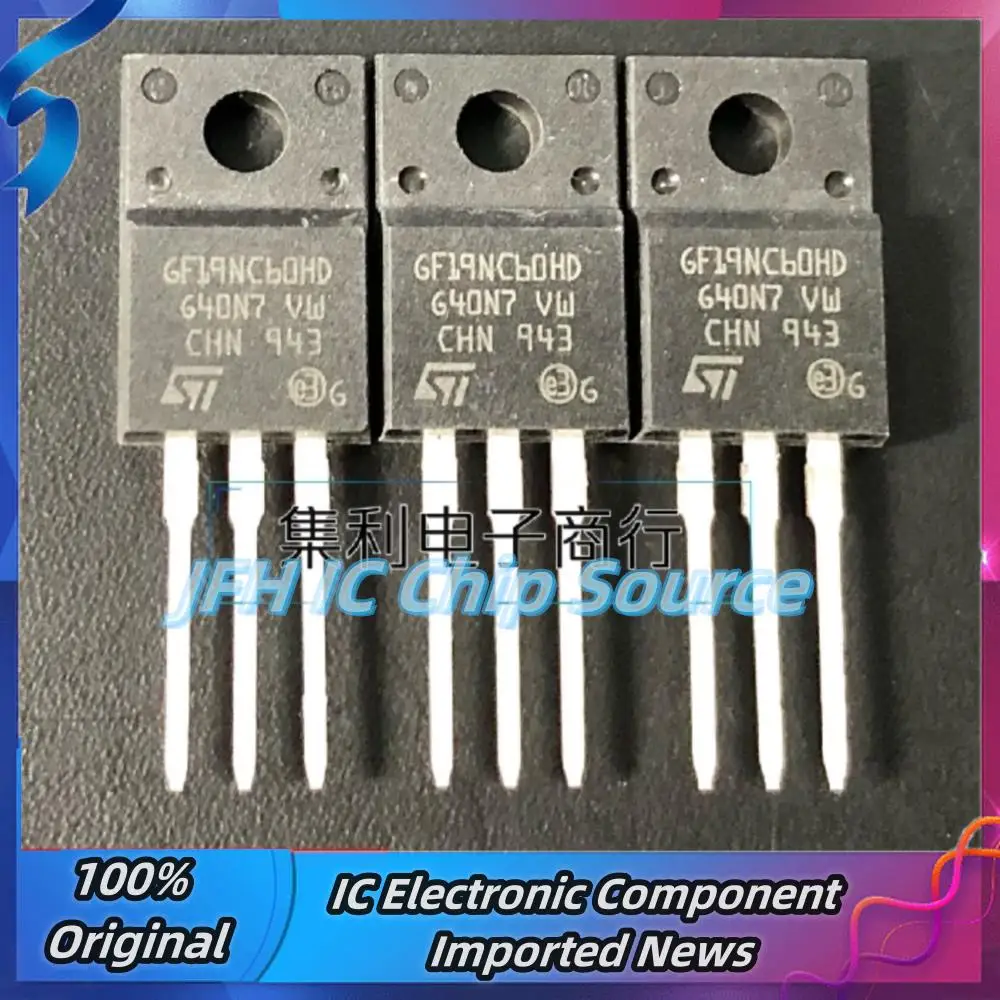 5 peças-10 peças gf19nc60hd IGBTTO-220F 19a 600v estoque de envio rápido