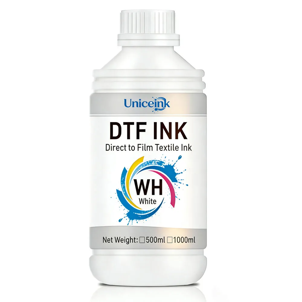 

Чернила для прямой печати на пленке (DTF) белые, 1000 мл, премиум-класса, для всех DTF-принтеров с печатающими головками XP600 I3200