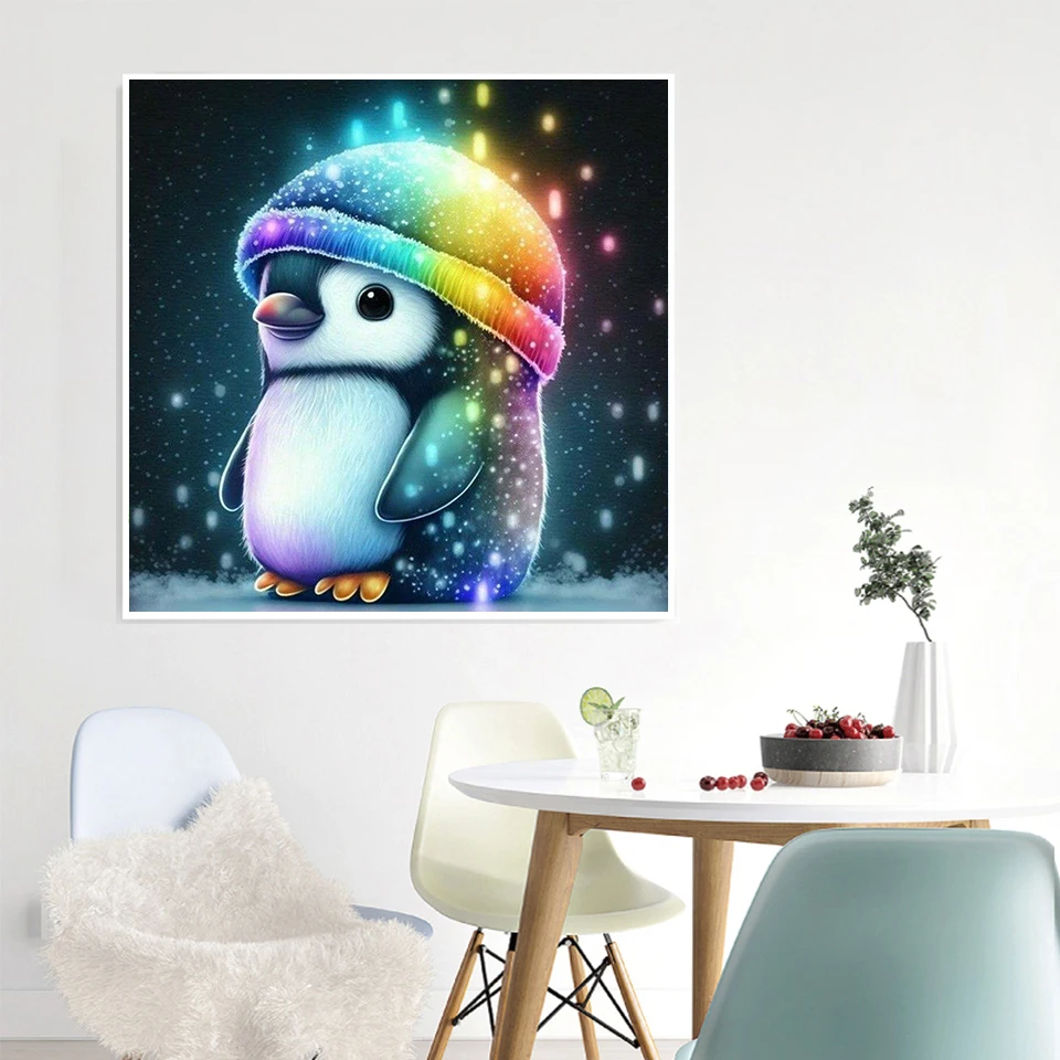 AZQSD Diamond Painting Animal Fantasy Mosaic Cross Stitch 5d Full Round Drill Cat Embroidery Elephant  Home Decoration