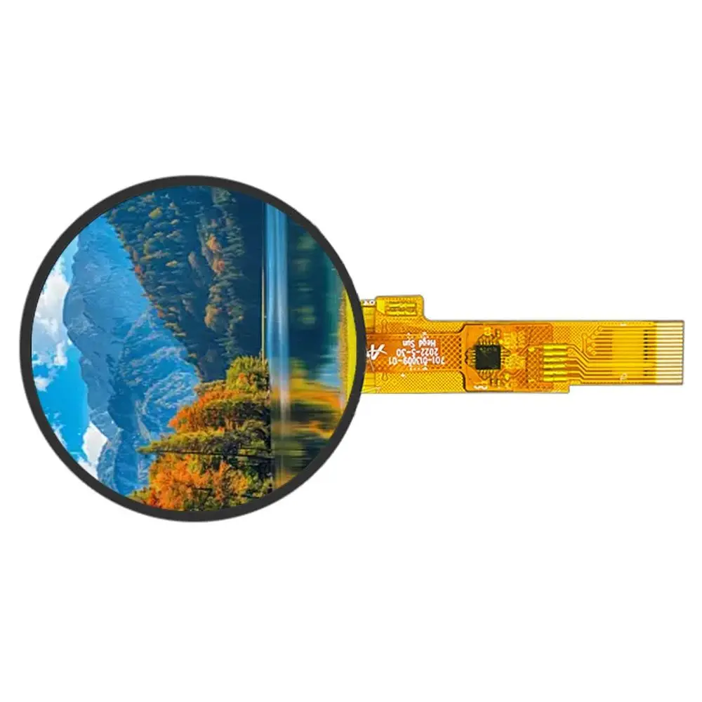 1.28 Inch TFT LCD Display Module IPS Curved Screen 240*240 HD Screen 15Pin Plug-in Interface 4WSPI Interface
