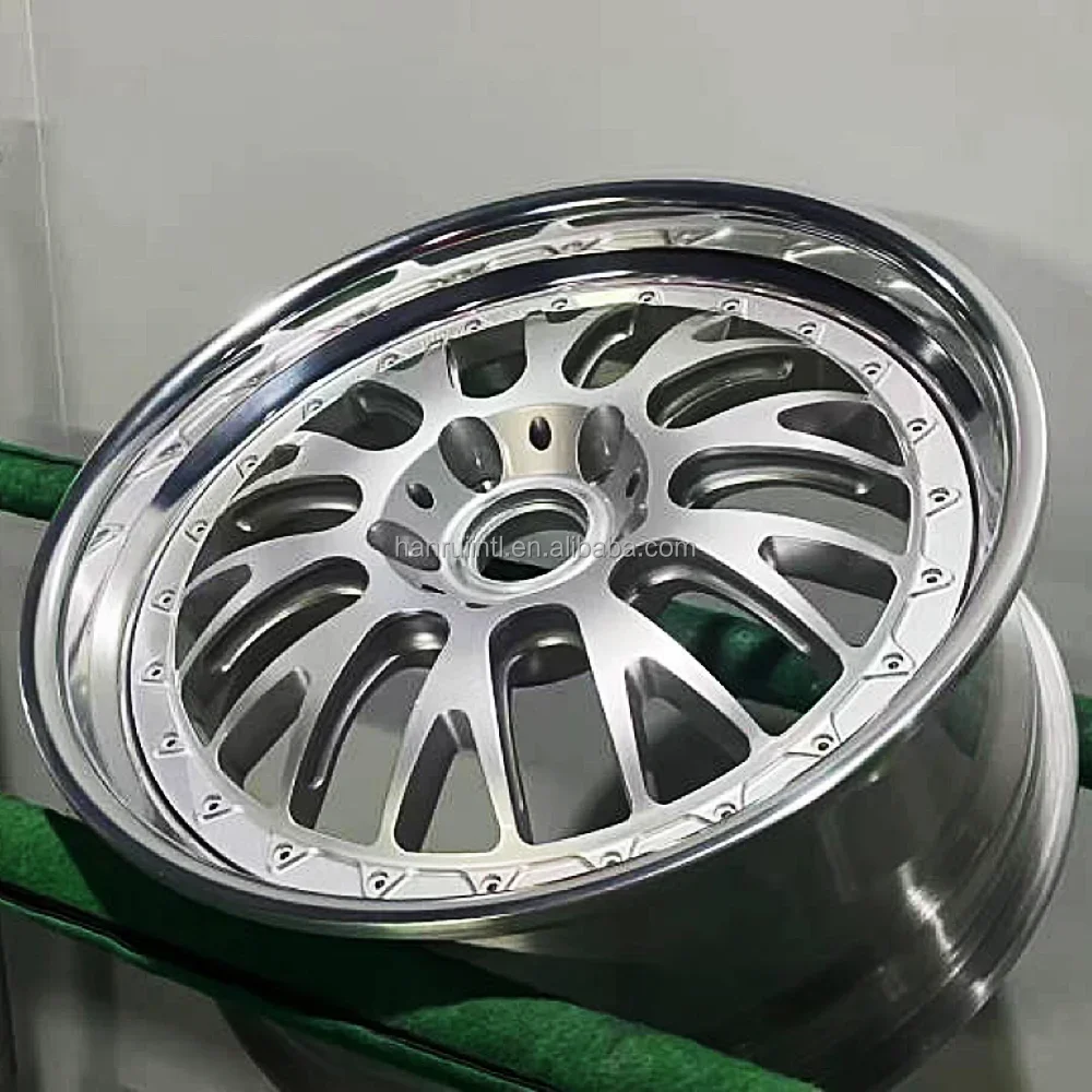 E88 wheels for bbs 2pc forged Aluminum alloy car rims 18 19 20 inch 5X120 5X112 5X130 for bmw porsche