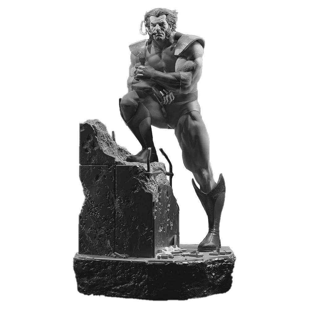 Figurki anime Kael Clawshadow o wysokiej detali, skala 1:18 |   Miniaturowa figurka z żywicy 3D |   Niepomalowany model do sklejania: Łowca Licana z Pazurami (A1137)