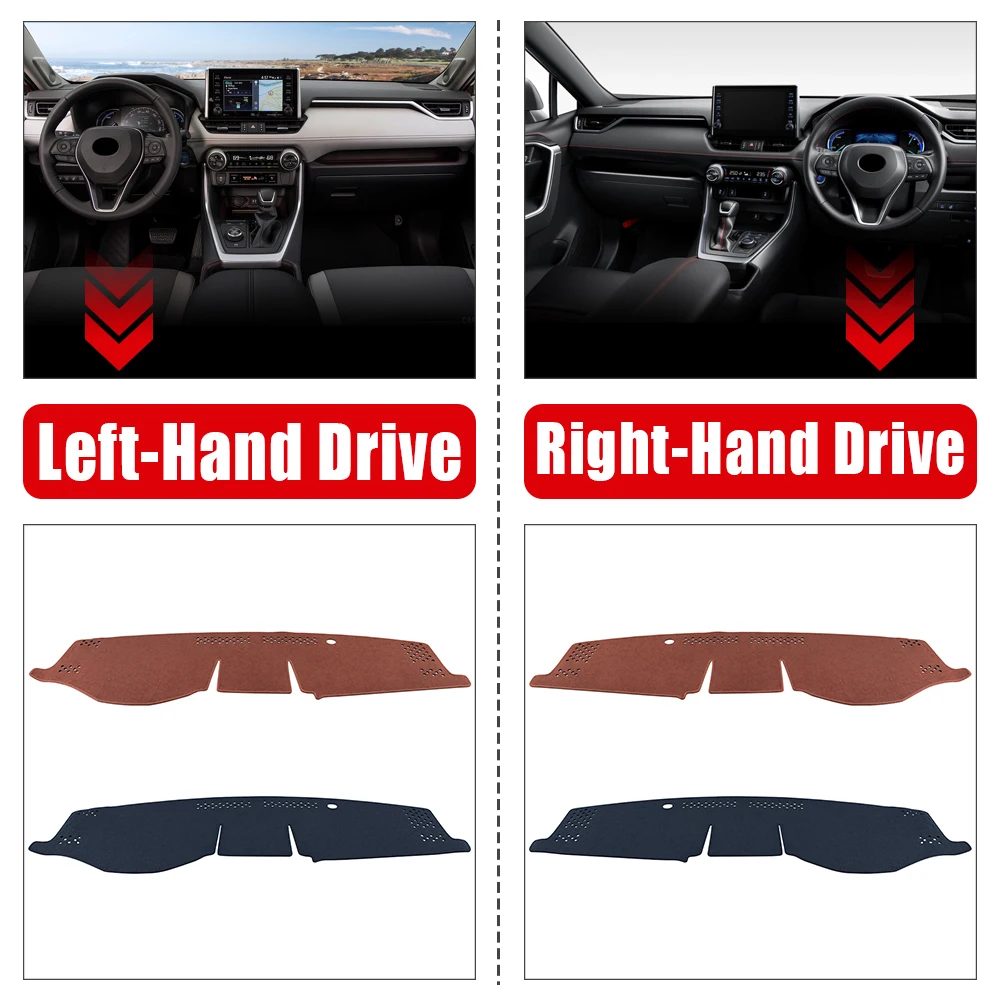 لوحة سيارة حصيرة الشمس الظل أداة غطاء مكتب الملحقات لتويوتا RAV4 XA50 2019 2020 2021 2022 2023 2024 2025 الهجين