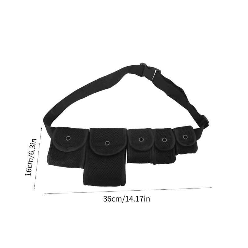 Women Man Tacticals Multi-pockets Crossbody Bag Chest Waist Bag for Travel Hiking