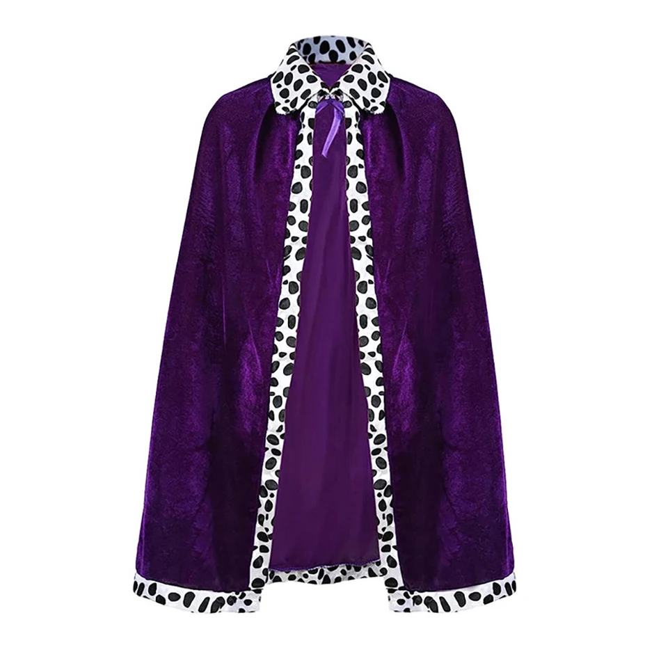 شال نشاط الرأس للأطفال، زي أداء حفلة عيد الميلاد وأعياد الميلاد للأطفال، عباءة مخملية للملك الأمير