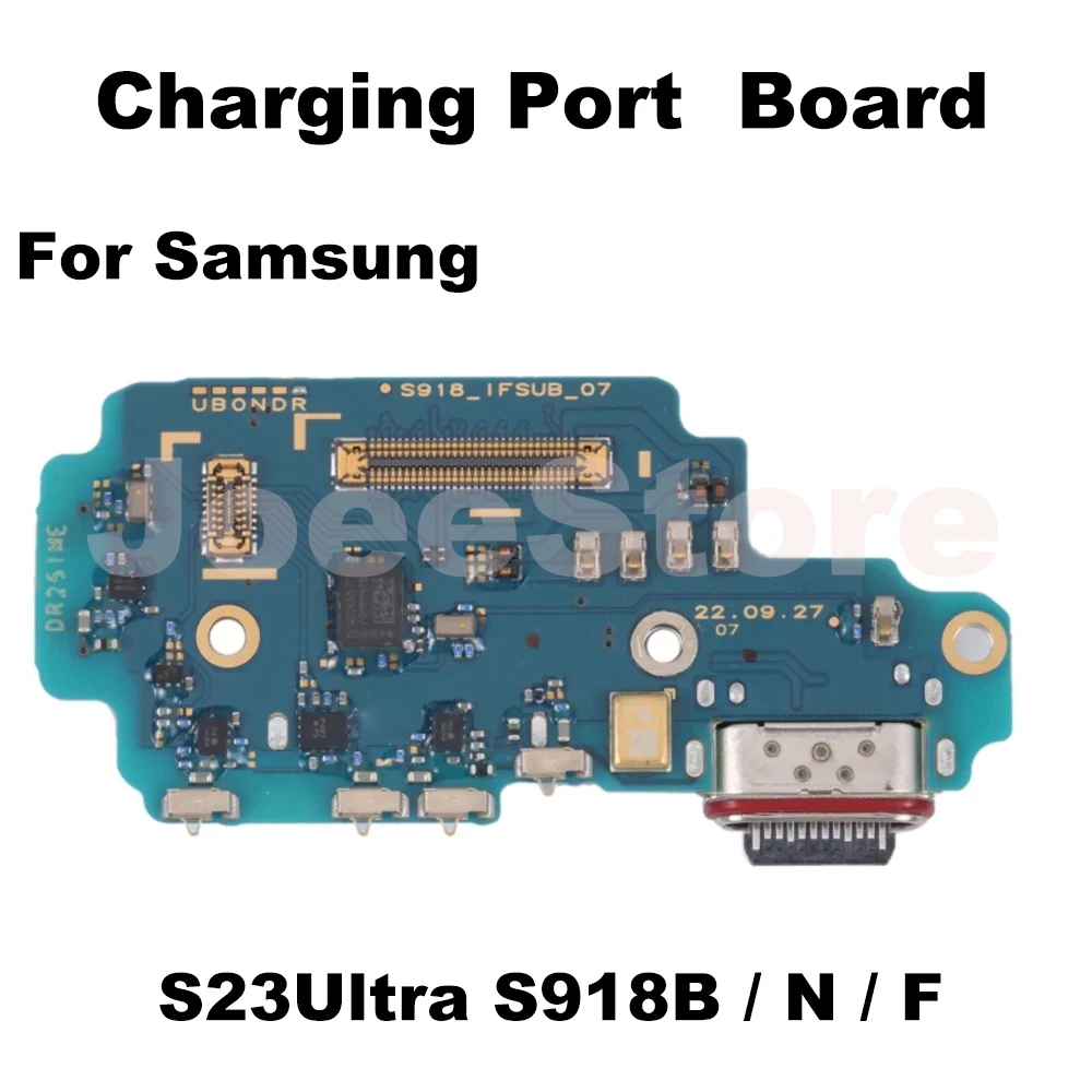 1pcs Charging Port Dock Connector Board Flex For Samsung S23 Plus Ultra S911B S916B S918B S911U 916U S918U USB Charger Cable