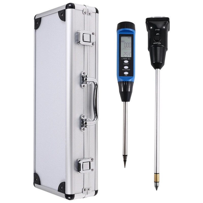 

A74P-Soil Nutrient Meter Quick-Acting Nitrogen Analyzer Fertility Tester Gardening Agriculture LED Soil Tester