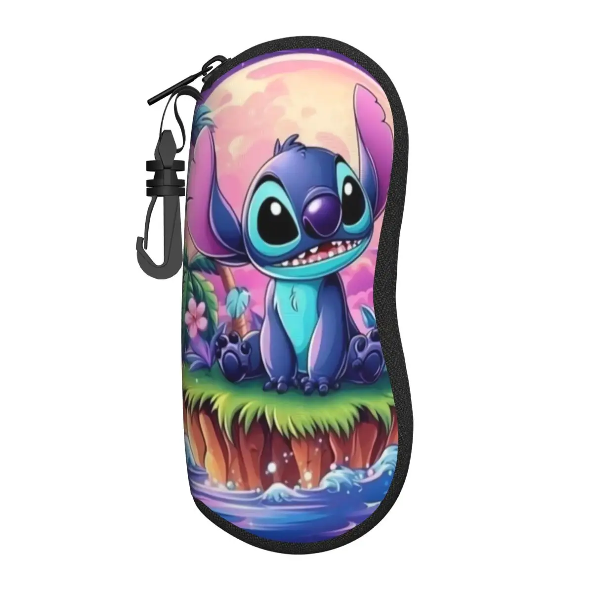 

Чехол для очков с рисунком аниме, манга, стежка, мужские и женские мягкие солнцезащитные очки, защитная коробка