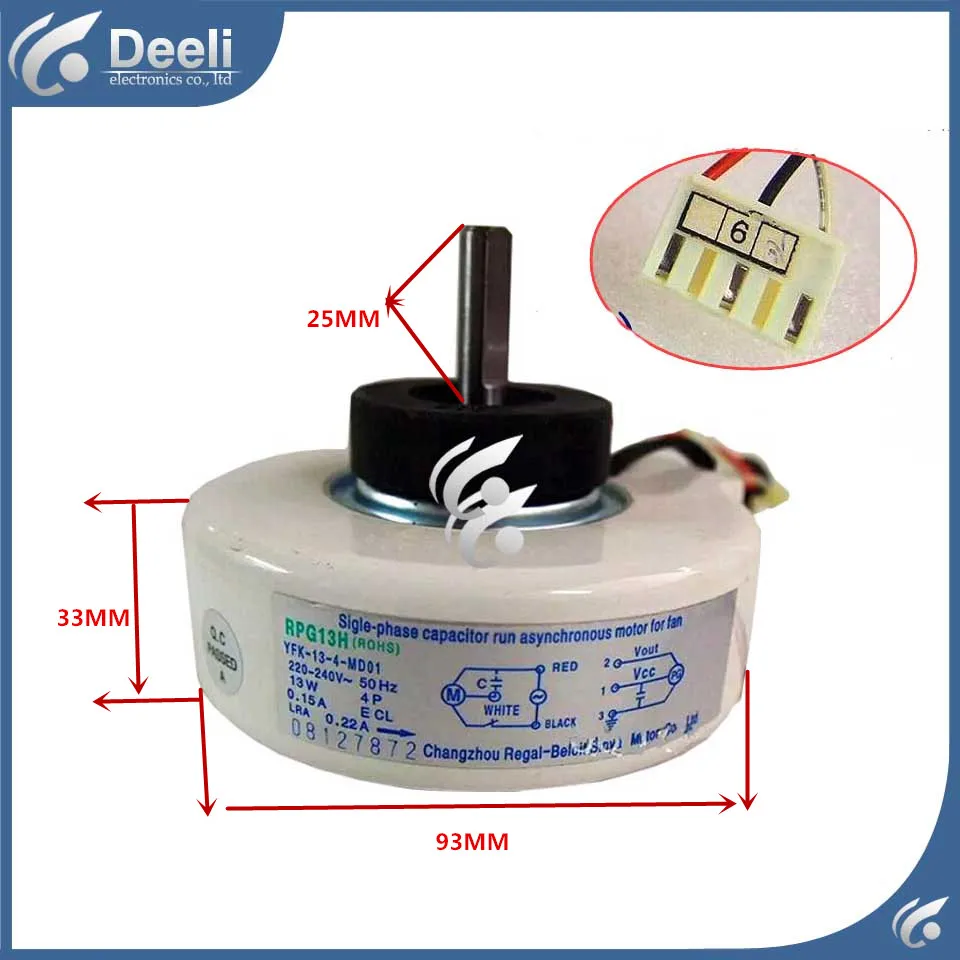 new good working for Air conditioner Fan motor machine motor RPG13F RPG13C RPG13H (ROHS) YFK-13-4-MD01